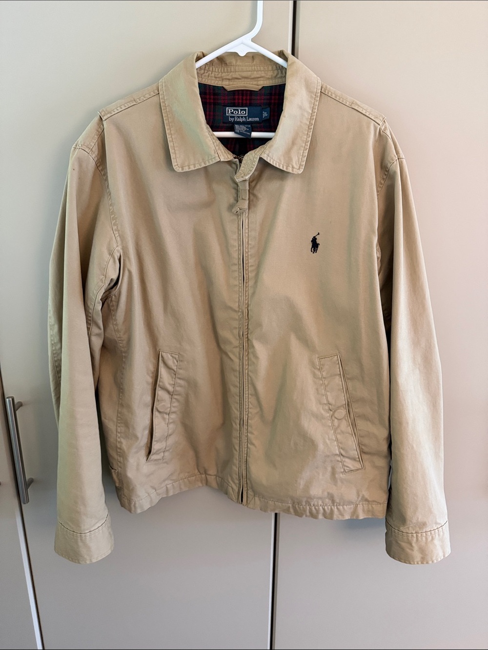 Polo by Ralph Lauren Khaki Jacket With Flannel Lining